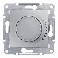 Светорегулятор поворотно-нажимной SEDNA, 500 Вт, алюминий | код. SDN2200560 | Schneider Electric
